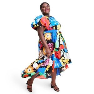 Plus Size Floral Dress by Christopher John Rogers